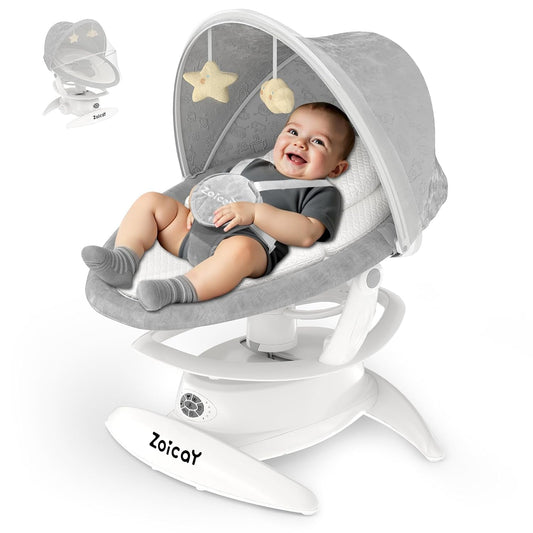Baby Swing For Infants With Motion Detection, Electric Baby Swing With 3 Swing Modes, 12 Lullabies  5-Speeds